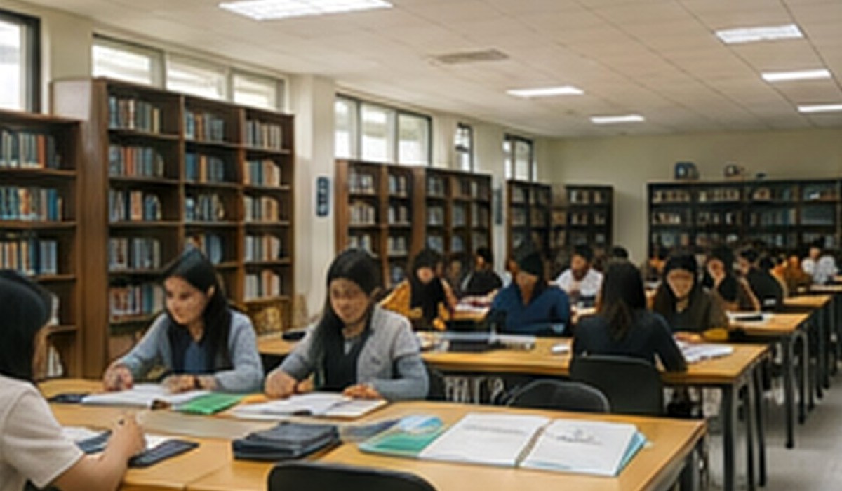 Ruang perpustakaan untuk penelusuran referensi