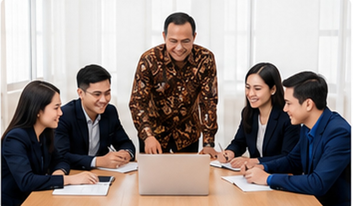 Tim akademik berdiskusi mengenai riset